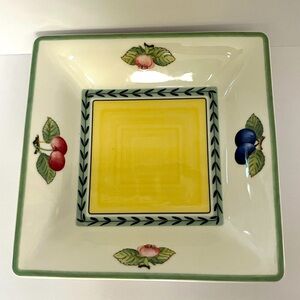 VILLEROY and BOCH French Garden Fleurence Salad or Serving Plate